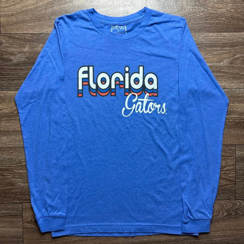 Blue Florida Gators Long Sleeve Graphic Tee
